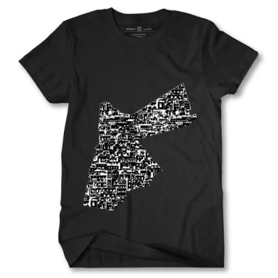 Jordan Map 2 Tshirt Thumbnail